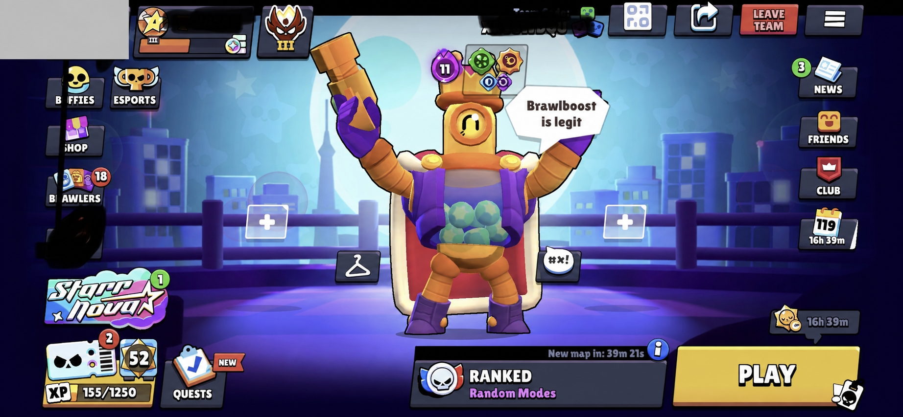 In-Game Ranked Lobby Vouch